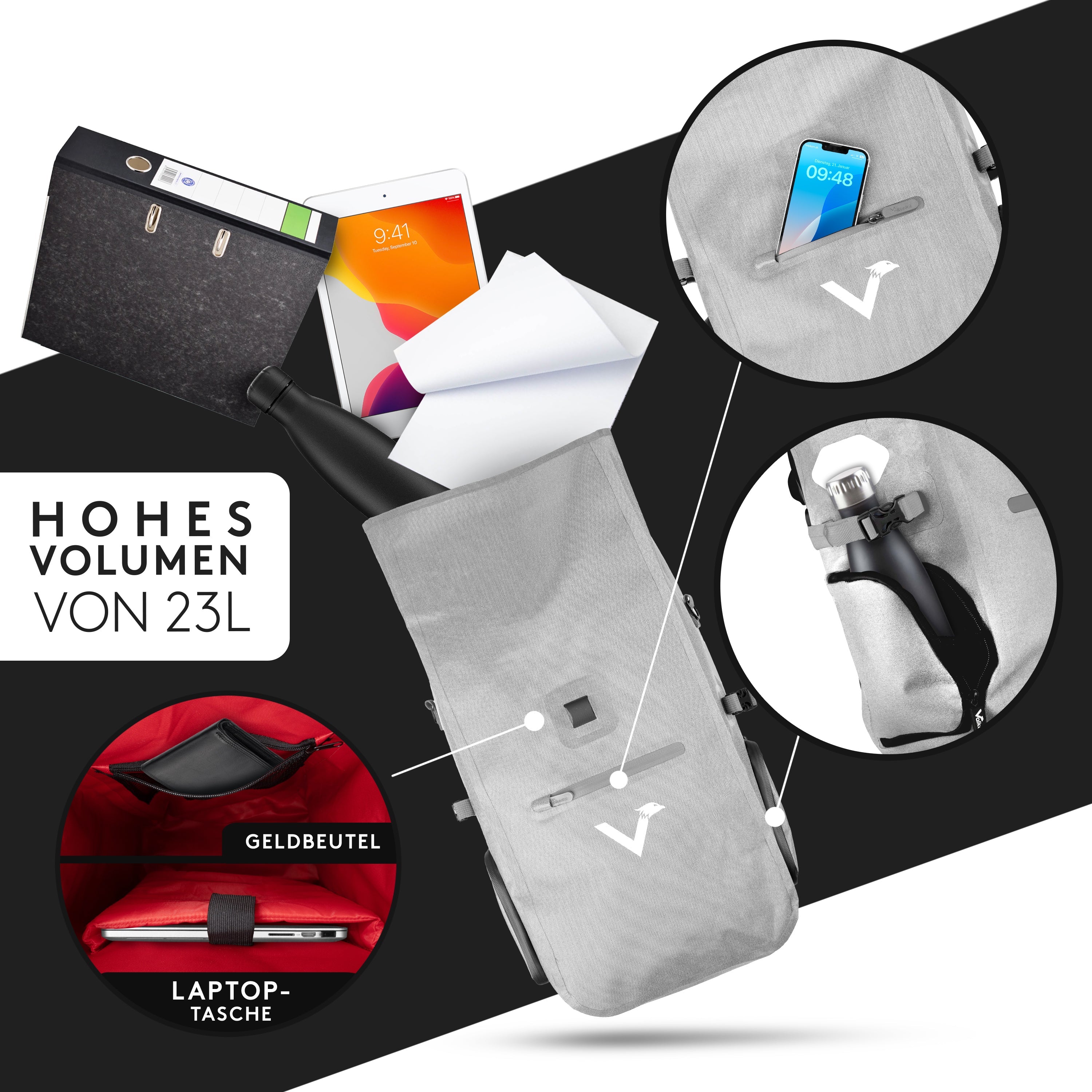 ValkPro 3in1 Fahrradtasche - hochfunktionales Multitalent | Bundle - Image 36